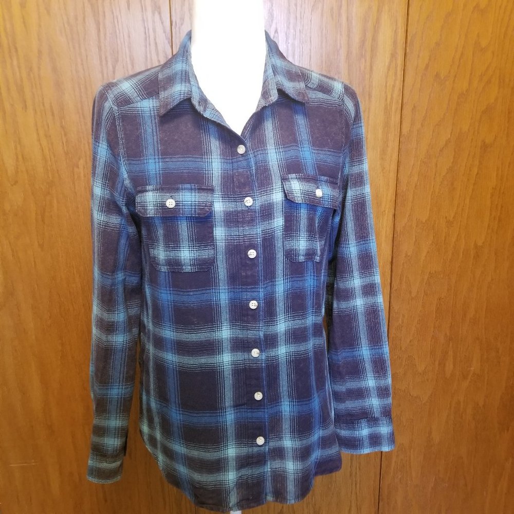 Mossimo Supply Co. Women's Plaid Button Down Top